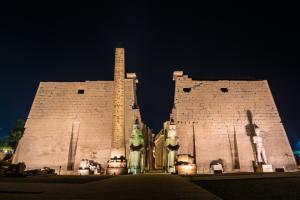 Cultuur - Luxor temple by night.