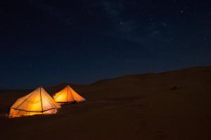 Nacht - Licht kamperen, Marokko