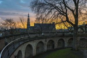 Sunset over Leiden