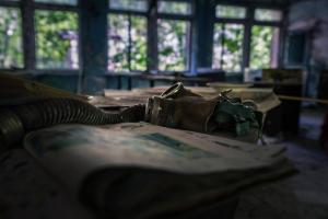 Urbex - Masks at the ready, Chernobyl